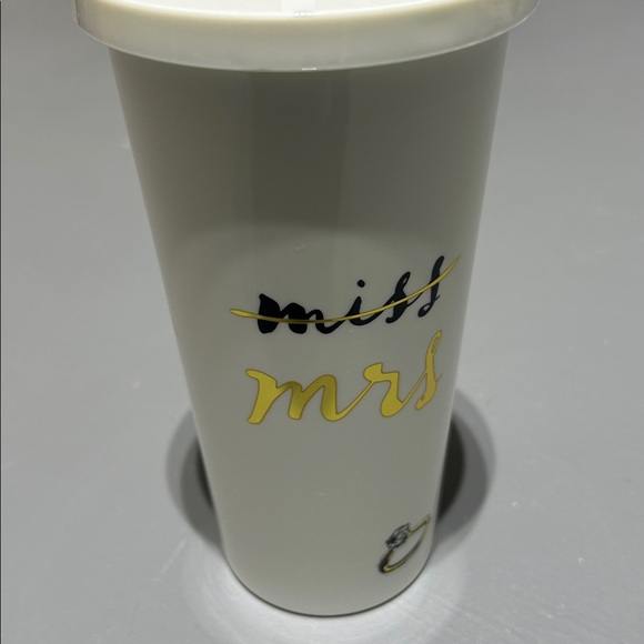 Kate Spade Mrs. Wedding 20 oz Tumbler - Picture 2 of 6